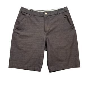 Puma Golf Shorts Mens 30 Grey 101 Heather Flat Front Lightweight Performance